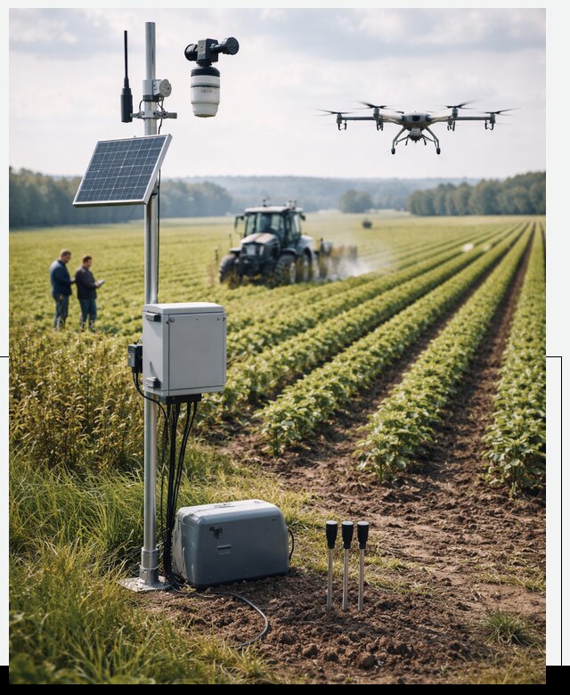 Разработка IoT мониторинга полей в Элисте от 8803 р. | АвикейЭлс